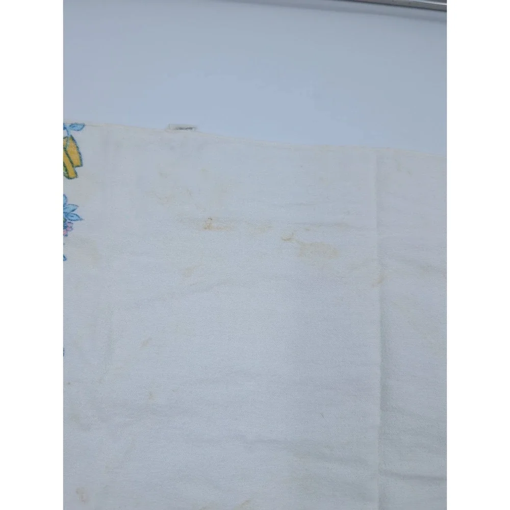Vintage Baby Care Receiving Blanket Small Cotton Easter Ducks Cute‎ Animals USA